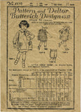 Butterick 4532: 1920s Toddler Girls Bloomer Dress Size 2 Vintage Sewing Pattern