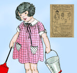 Butterick 4532: 1920s Toddler Girls Bloomer Dress Size 2 Vintage Sewing Pattern