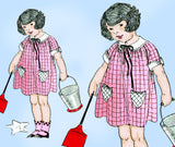 Butterick 4532: 1920s Toddler Girls Bloomer Dress Size 2 Vintage Sewing Pattern