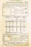 Butterick 4575: 1940s Misses Shirtwaist Dress Sz 34 Bust Vintage Sewing Pattern