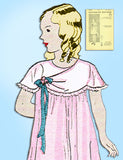 1930s Vintage Butterick Sewing Pattern 4630 Uncut Toddler Girls Party Dress Sz 4