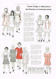 1930s Vintage Butterick Sewing Pattern 4630 Uncut Toddler Girls Party Dress Sz 4