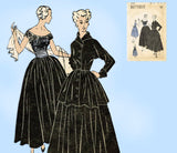 Butterick 4740: 1940s Misses Evening Gown & Jacket Sz 30B Vintage Sewing Pattern