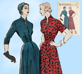 Butterick 4771: 1940s Stylish Uncut Misses Dress Sz 32 B Vintage Sewing Pattern