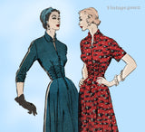 Butterick 4771: 1940s Stylish Uncut Misses Dress Sz 32 B Vintage Sewing Pattern