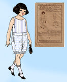Butterick 4800: 1920s Uncut Little Girls Bloomers Sz 12 Vintage Sewing Pattern