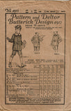 Butterick 4912: 1920s Rare Uncut Toddler Boys Suit Size 6 Vintage Sewing Pattern