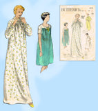 Butterick 4928: 1940s Uncut Misses Nightgown Size 32 Bust Vintage Sewing Pattern - Vintage4me2
