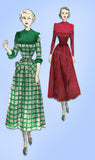 1940s Vintage Butterick Sewing Pattern 4956 Uncut Misses Street Dress Sz 14 32B