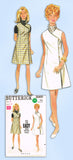 1960s Vintage Butterick Sewing Pattern 5000 Easy Misses A Line Wrap Dress 34 B