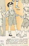 Butterick 5098: 1920s Rare Sweet Baby Boys Romper Size 2 Vintage Sewing Pattern