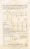 1950s Vintage Butterick Sewing Pattern 5226 Quick & Easy Misses Dress Sz 16 34B