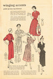 Butterick 5319: 1940s Misses Uncut Street Dress Size 32 B Vintage Sewing Pattern