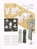 1930s Original Vintage Butterick Pattern 5391 Uncut Misses Collars & Cuffs 30-34