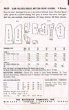 1950s Vintage Butterick Sewing Pattern 5629 Misses Slender Day Dress Size 18 36B