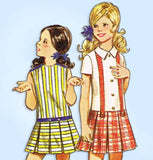 1960s Vintage Butterick Sewing Pattern 5665 Uncut Toddler Girls School Dress Sz6 -Vintage4me2