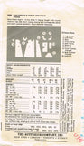 1960s Original Vintage Butterick Pattern 5666 Easy Toddler Girls Dress Size 6