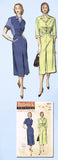 1950s Vintage Butterick Sewing Pattern 5670 Uncut Misses Shirtwaist Dress Sz 38B