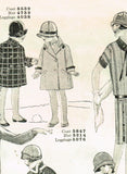 1920s Vintage Butterick Sewing Pattern 5847 Toddler Girls Flapper Coat Size 6 - Vintage4me2