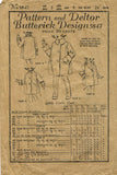 1920s Vintage Butterick Sewing Pattern 5847 Toddler Girls Flapper Coat Size 6 - Vintage4me2