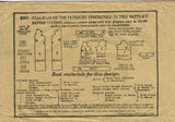 1920s Vintage Butterick Sewing Pattern 6002 Misses Slip Over Flapper Dress 34B