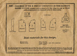 Butterick 6003: 1920s Toddler Girls Shirred Coat Size 6 Vintage Sewing Pattern