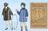 Butterick 6003: 1920s Toddler Girls Shirred Coat Size 6 Vintage Sewing Pattern