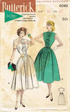 1950s Vintage Butterick Sewing Pattern 6049 Uncut Susie Stevens Dress Size 33 B