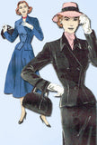 1950s Vintage Butterick Sewing Pattern 6052 Midcentury Modern Misses Suit Sz 36B