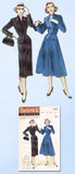 1950s Vintage Butterick Sewing Pattern 6052 Midcentury Modern Misses Suit Sz 36B