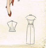 Butterick 6091: 1950s Misses Halter Dress & Jacket Sz 32B Vintage Sewing Pattern