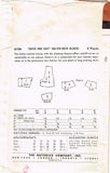 1950s Vintage Butterick Pattern 6136 Easy Misses Halter Top Size 34 Bust