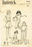 1950s Vintage Butterick Sewing Pattern 6146 Toddler Girls Play Clothes Sz 4 23 B