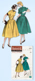 1950s Vintage Butterick Sewing Pattern 6225 Easy Uncut Misses Dress Size 14 32B
