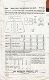 1950s Vintage Butterick Sewing Pattern 6225 Easy Uncut Misses Dress Size 14 32B