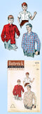 1950s Vintage Butterick Sewing Pattern 6278 Toddler Boys Shirt Jacket Size 6 - Vintage4me2