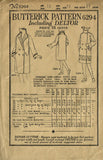 1920s Vintage Butterick Sewing Pattern 6294 Uncut Girls Flapper Coat Size 10 27B - Vintage4me2