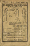 1920s Vintage Butterick Sewing Pattern 6294 FF Teen Girls Flapper Coat Size 12 - Vintage4me2