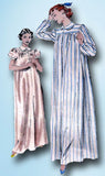 1950s Vintage Butterick Sewing Pattern 6315 Misses Nightgown & Bedjacket Sz 36 B