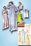 1950s Vintage Butterick Sewing Pattern 6315 Misses Nightgown & Bedjacket Sz 36 B