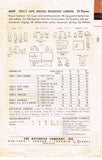 1950s Vintage Butterick Sewing Pattern 6349 for 18 inch Darling Doll Clothes