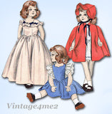 1950s Vintage Butterick Sewing Pattern 6349 for 18 inch Darling Doll Clothes