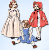 1950s Vintage Butterick Sewing Pattern 6349 for 18 inch Darling Doll Clothes