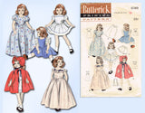 1950s Vintage Butterick Sewing Pattern 6349 for 18 inch Darling Doll Clothes