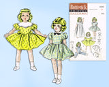 1950s Vintage Butterick Sewing Pattern 6350 16 inch Darling Doll Clothes