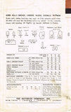 1950s Vintage Butterick Sewing Pattern 6350 21 inch Darling Doll Clothes