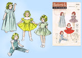 1950s Vintage Butterick Sewing Pattern 6350 21 inch Darling Doll Clothes