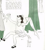 1930s Vintage Butterick Sewing Pattern 6411 Toddler Girls Slip & Panties Size 4