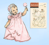 1950s VTG Butterick Sewing Pattern 6425 Uncut Embriodered Infant Layette Set - Vintage4me2