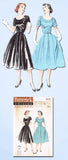 1950s Vintage Butterick Sewing Pattern 6436 Uncut Misses Dress Size 14 32 Bust